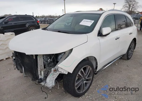 2017 Acura Mdx Advance Package z USA, uszkodzony, nr VIN 5FRYD3H85HB004754
